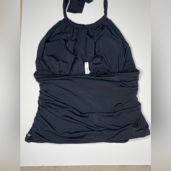 La Vie En Rose Black Halter Swim Top - Picture 3 of 6